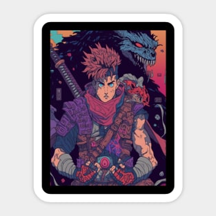 Anime Character Manga Sticker